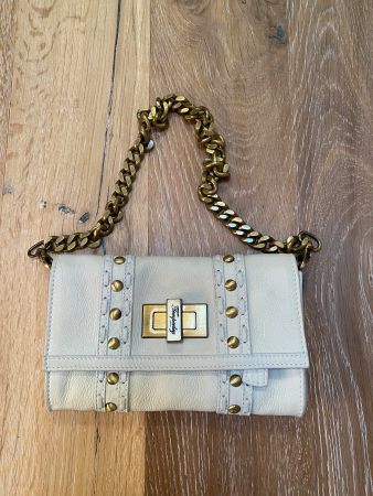 Beautiful TEMPERLEY beige handbag/ clutch