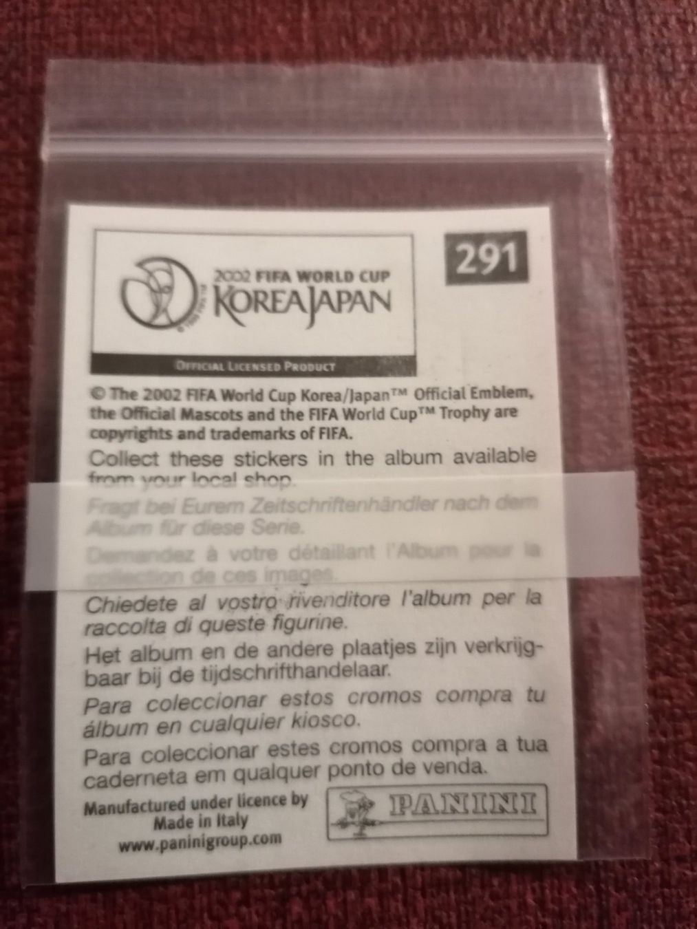 Panini Carte collezionabili: Panini WM 2002 Landon Donovan Nr. 291 – Usato da Balsthal venduto da roh_dt72 1