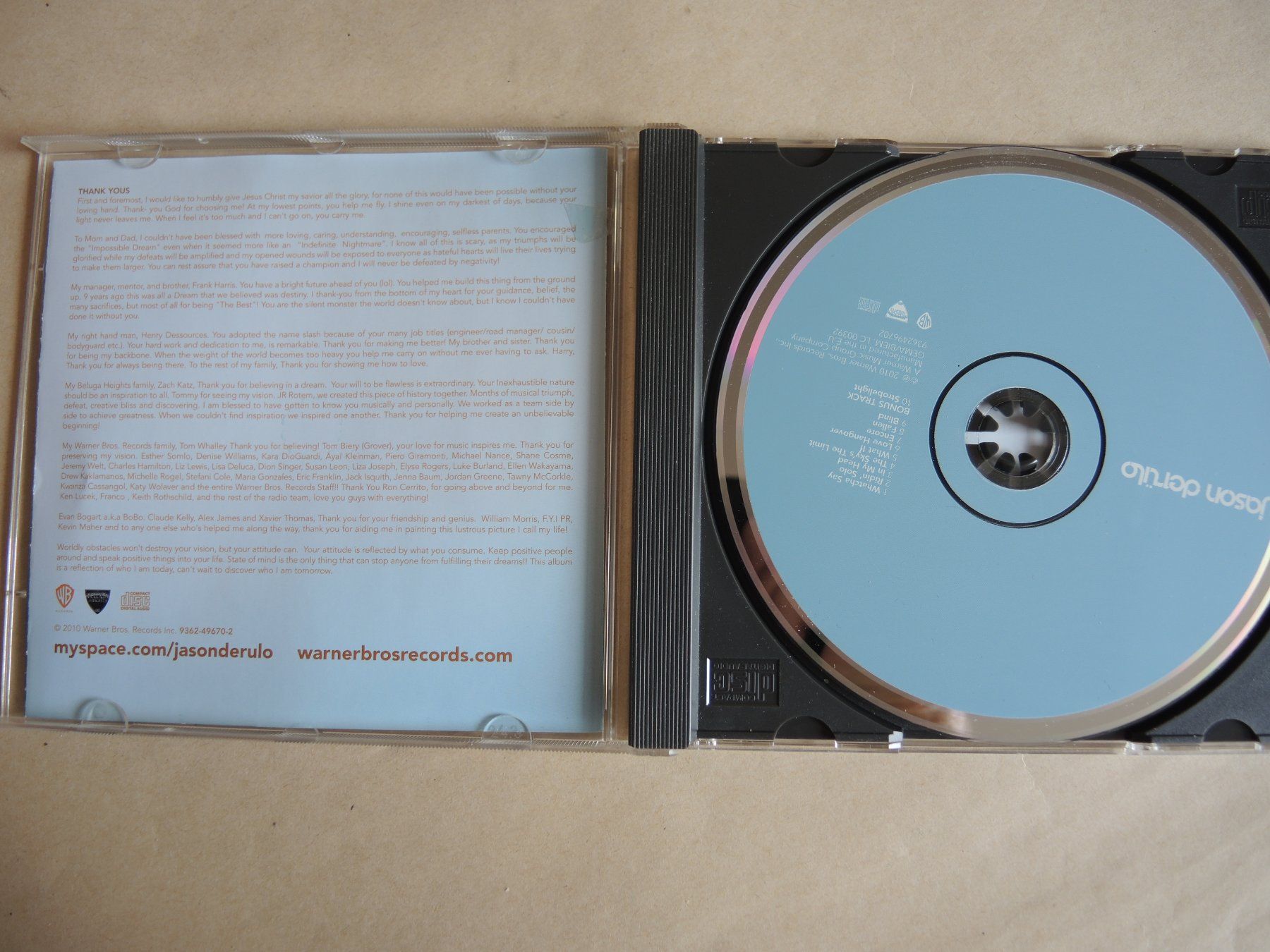 CD: CD - Jason Derülo - Jason Derülo – Usato da Rorschach venduto da maeck8 1