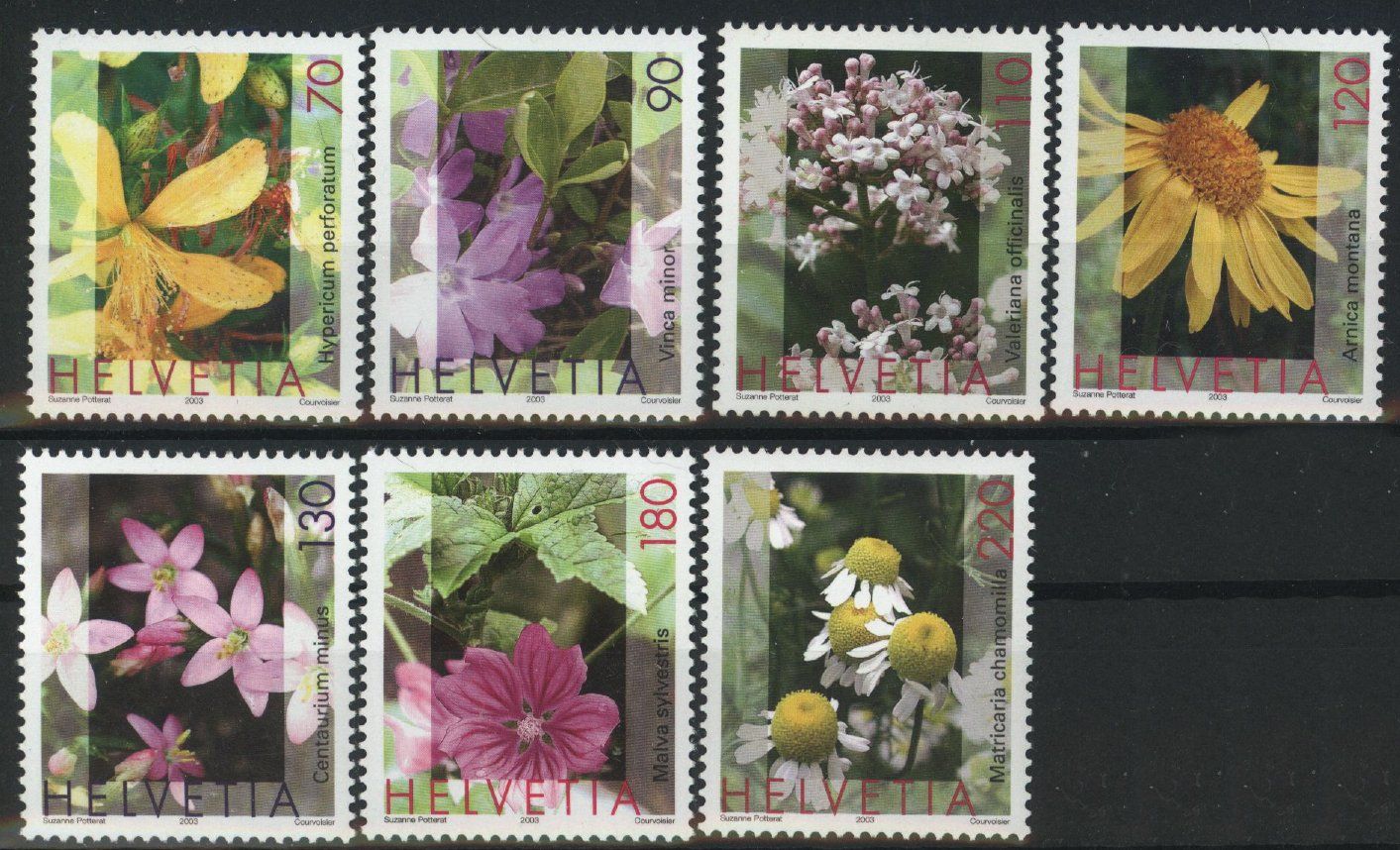 Tutti i francobolli: 2003, Dauermarken Heilpflanzen ** – Usato da Willisau venduto da Vollstempel