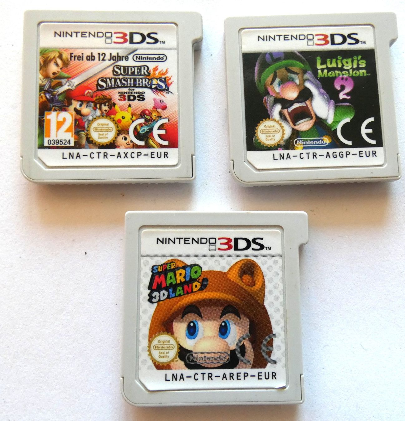 Nintendo Spiele: Nintendo 3DS - 3 Spiele – Gebraucht aus La Sarraz von classicworldcoins