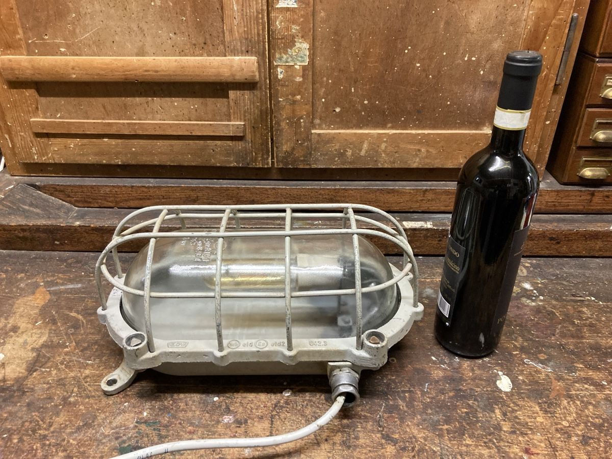 Lampade: Bunkerlampe XL vintage EOW – Usato da Schaffhausen venduto da Mano99