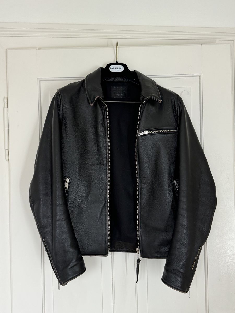 Replay Giacche: Replay Lederjacke Grösse L Used Look – Usato da St. Gallen venduto da Prezlers