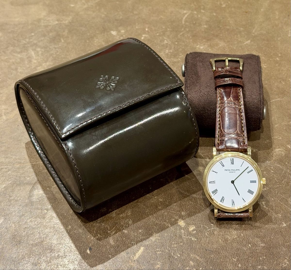 Patek Philippe Uhren: Patek Philippe Calatrava 18K Automatic Microrotor – Gebraucht aus Zürich von WATCHROOM 1