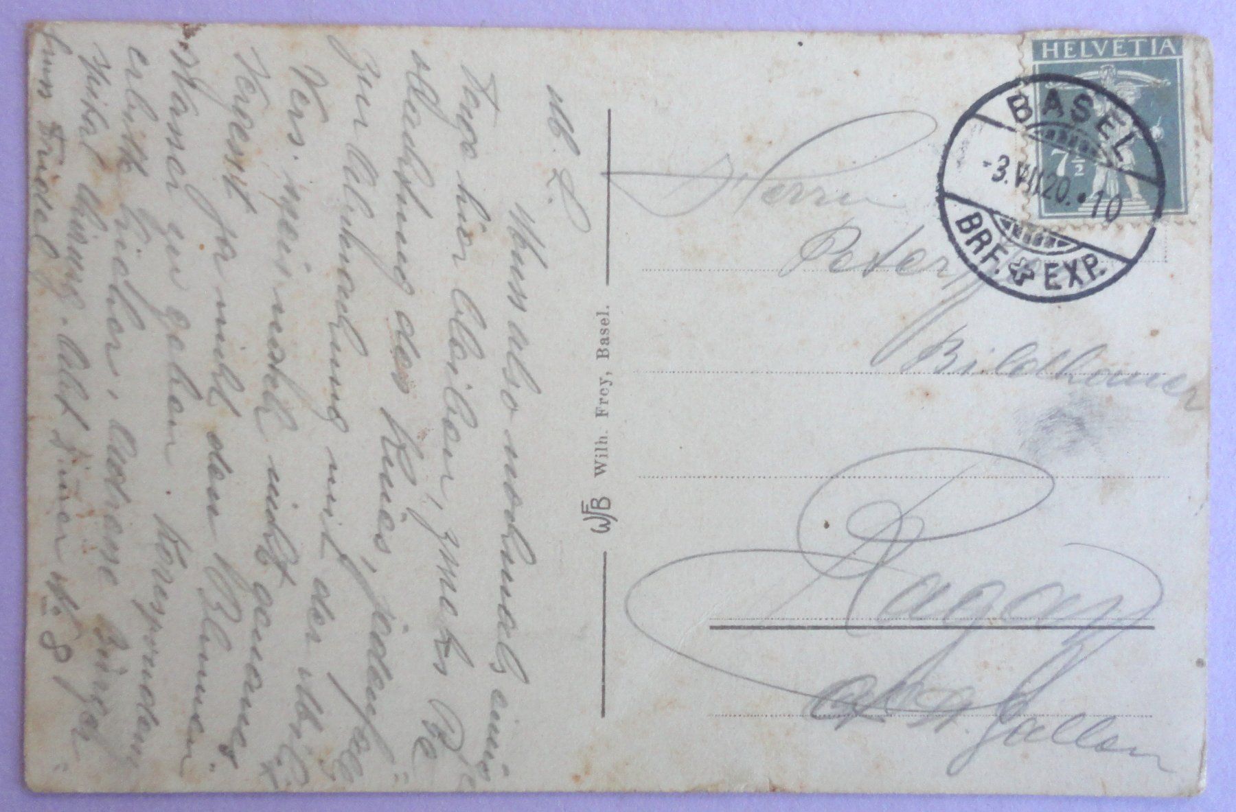 Cartoline postali: Basel - Mittlere Rheinbrücke – Difettoso da Fétigny venduto da Billy2miny 1