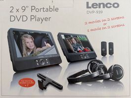 Lecteur DVD portable Lenco DVP-939 2 écrans 9 pouces Occa...