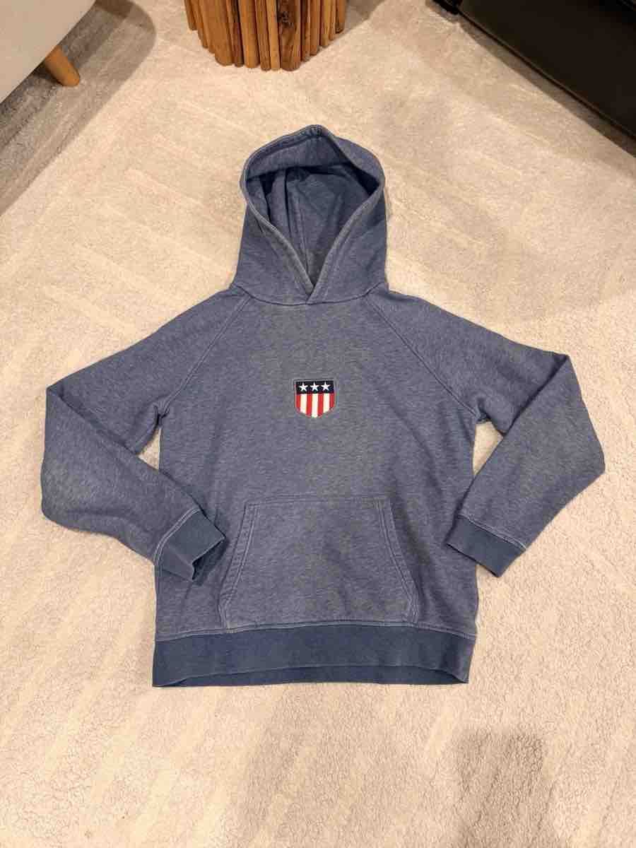 Gant Pullover & Sweatshirts: Gant Kapuzenpullover Mädchen blau Grösse 158 – Gebraucht aus Basel von RaykoShop