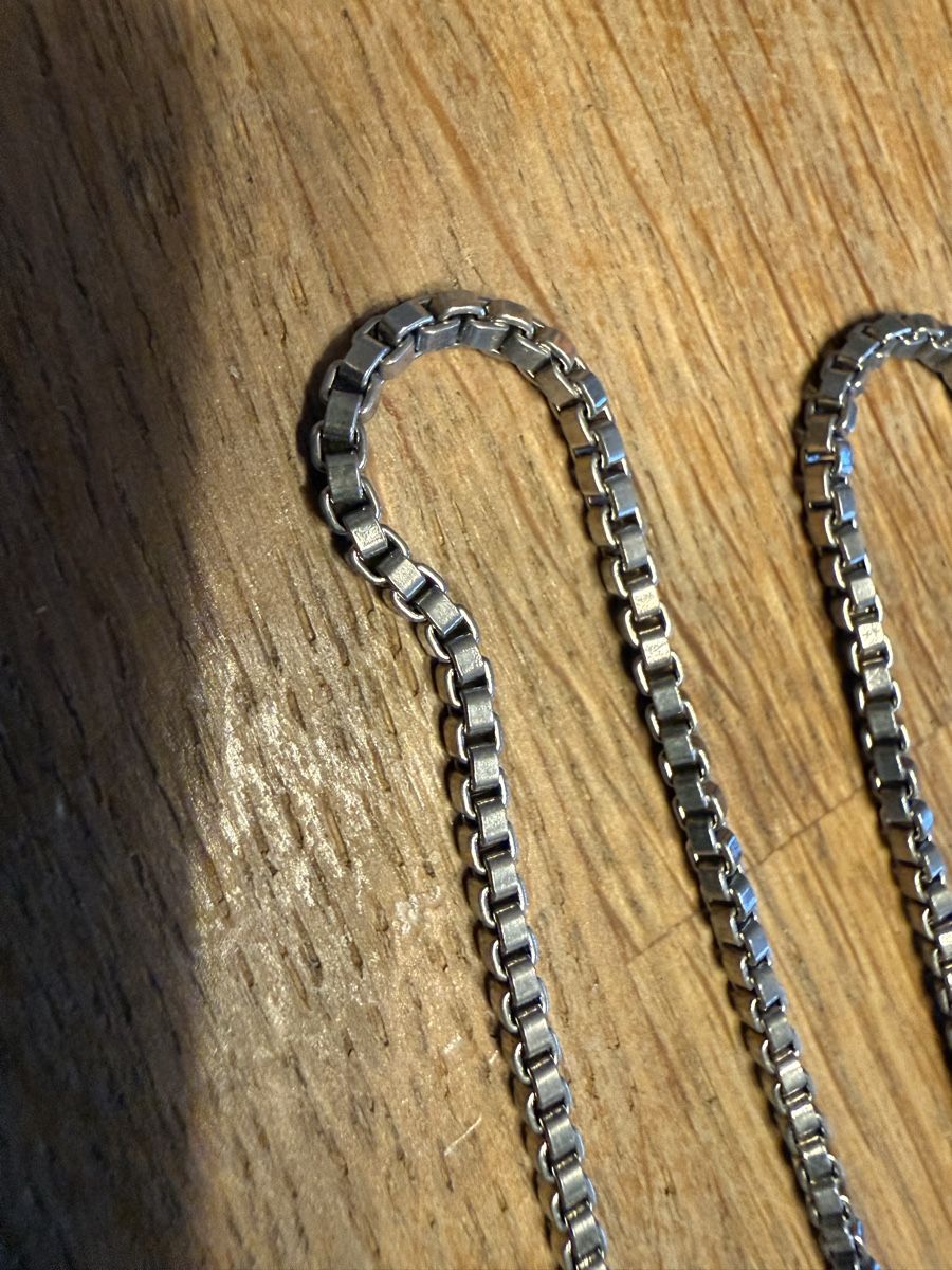 Catenine: Lange Edelstahl Kette Halskette oder Armkette – Nuovo (secondo la descrizione) da Goldach venduto da Donpancho 2
