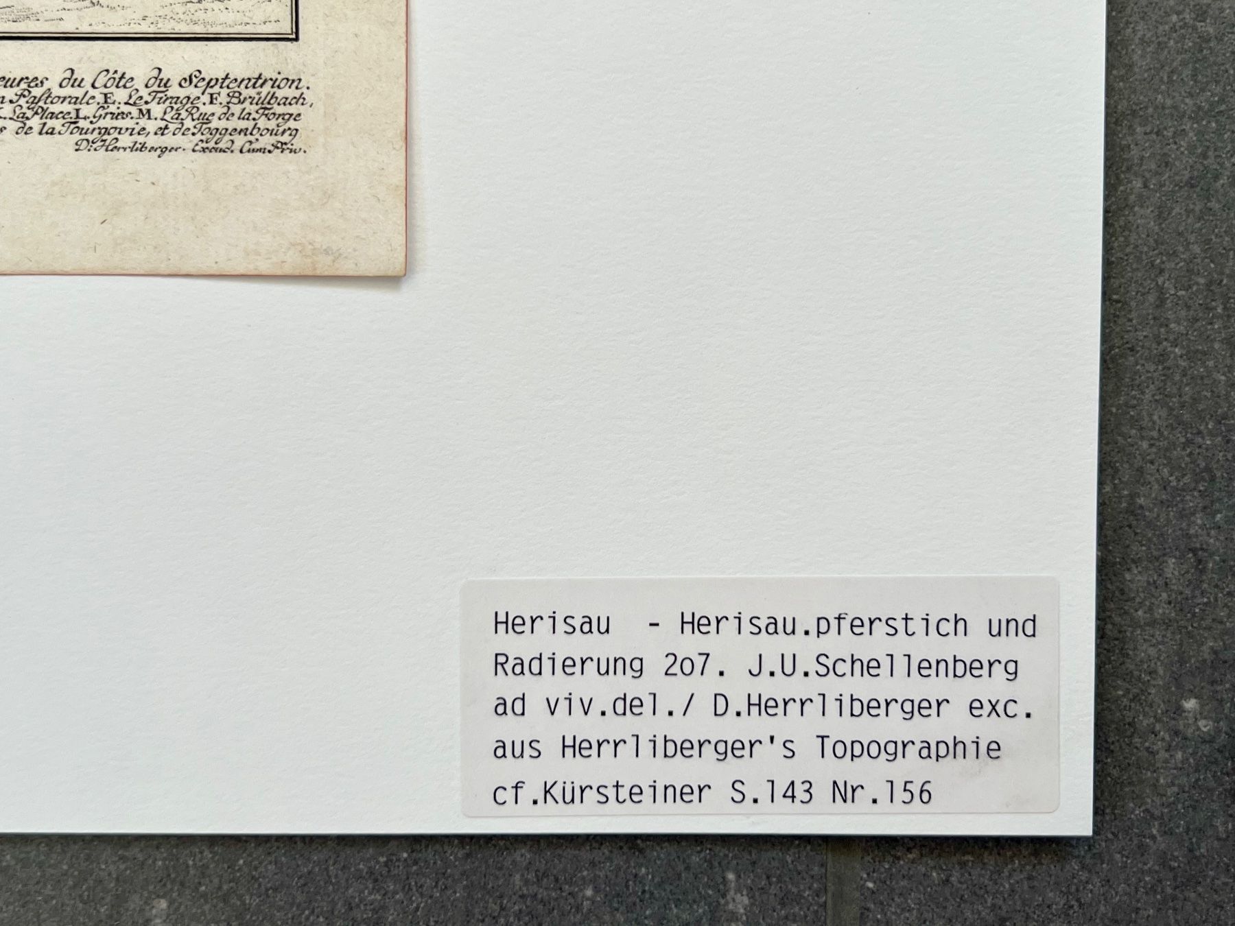 Stiche: Herisau original Kupferstich Schellenberg 1750 Appenzell – Gebraucht aus Vaduz von Unikate-Markt 3