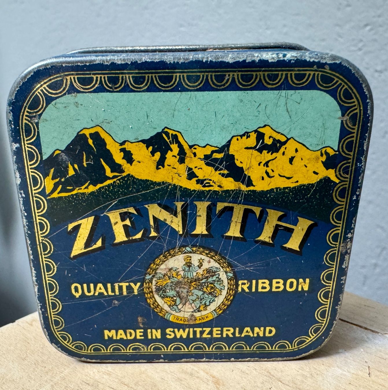 Barattoli: Antike Blechdose Farbband ZENITH – Usato da Rothrist venduto da Luckywinner