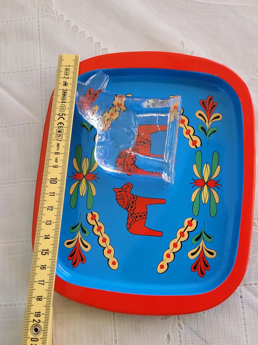 Tutte le decorazioni: Dala Horse Glas und miniature Tablett Metall – Usato da Buttikon SZ venduto da Renco 5