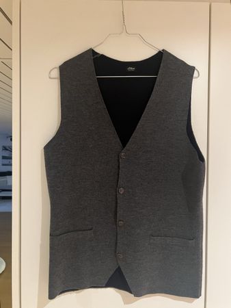 S s Oliver Herren Veste Stoff Grösse S Black Label