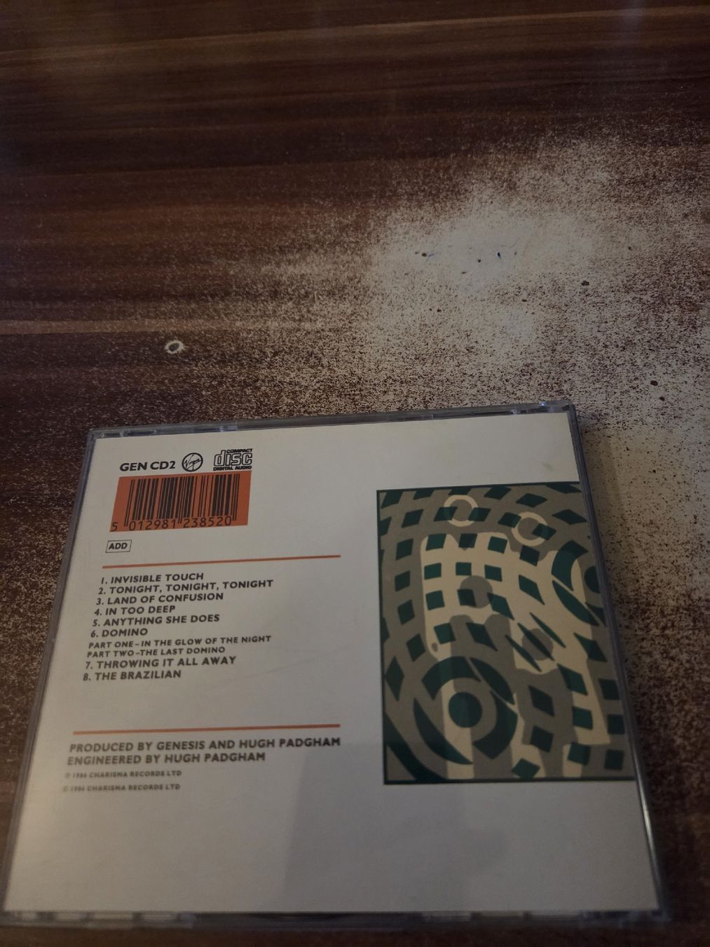 CDs: Genesis - Invisible Touch – Gebraucht aus Wattenwil von Mage66 1