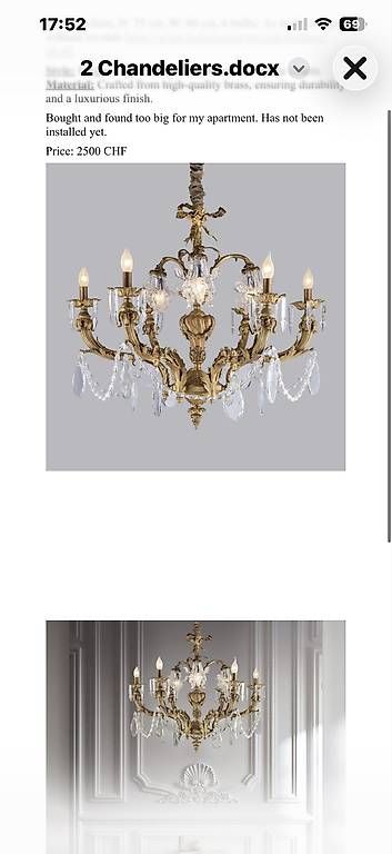 Kerzenständer: Chandeliers  – Gebraucht aus Bogis-Bossey von jhenckaerts 1