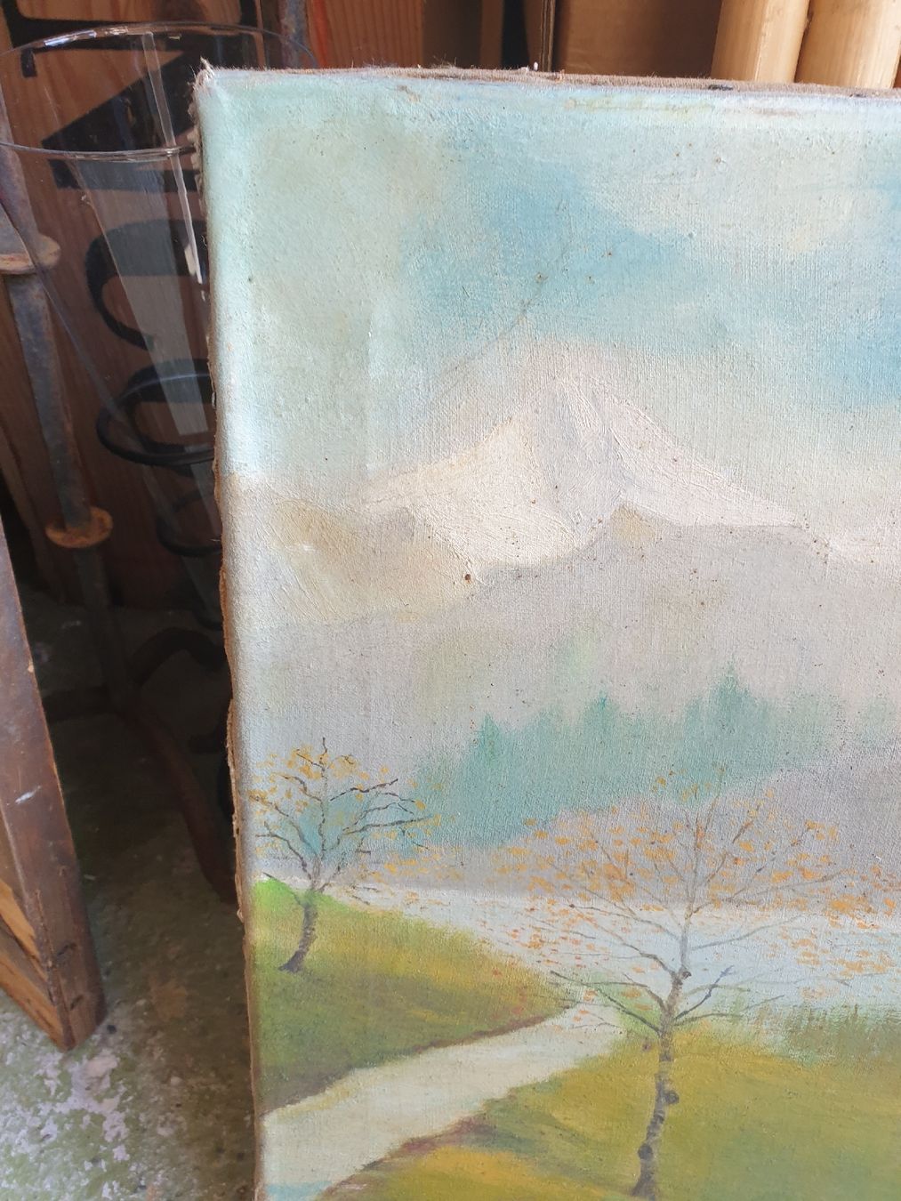 Dipinti: antikes Gemälde, 63x37 cm – Usato da Rebstein venduto da AntikesundKrempel 2