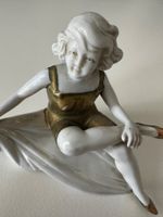 Porzellanfigur „Mädchen“ Art Deco