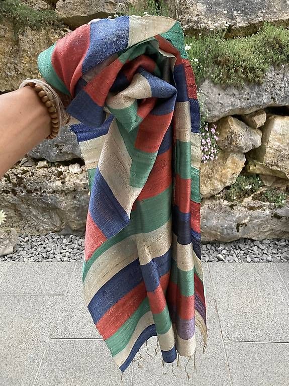 Foulard & Sciarpe: Seidenschal - EINZELSTÜCK/Handarbeit – Nuovo (secondo la descrizione) da Oberwil BL venduto da magaz-1