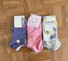 9 Paar neue Sneakersocken Gr. 35–38