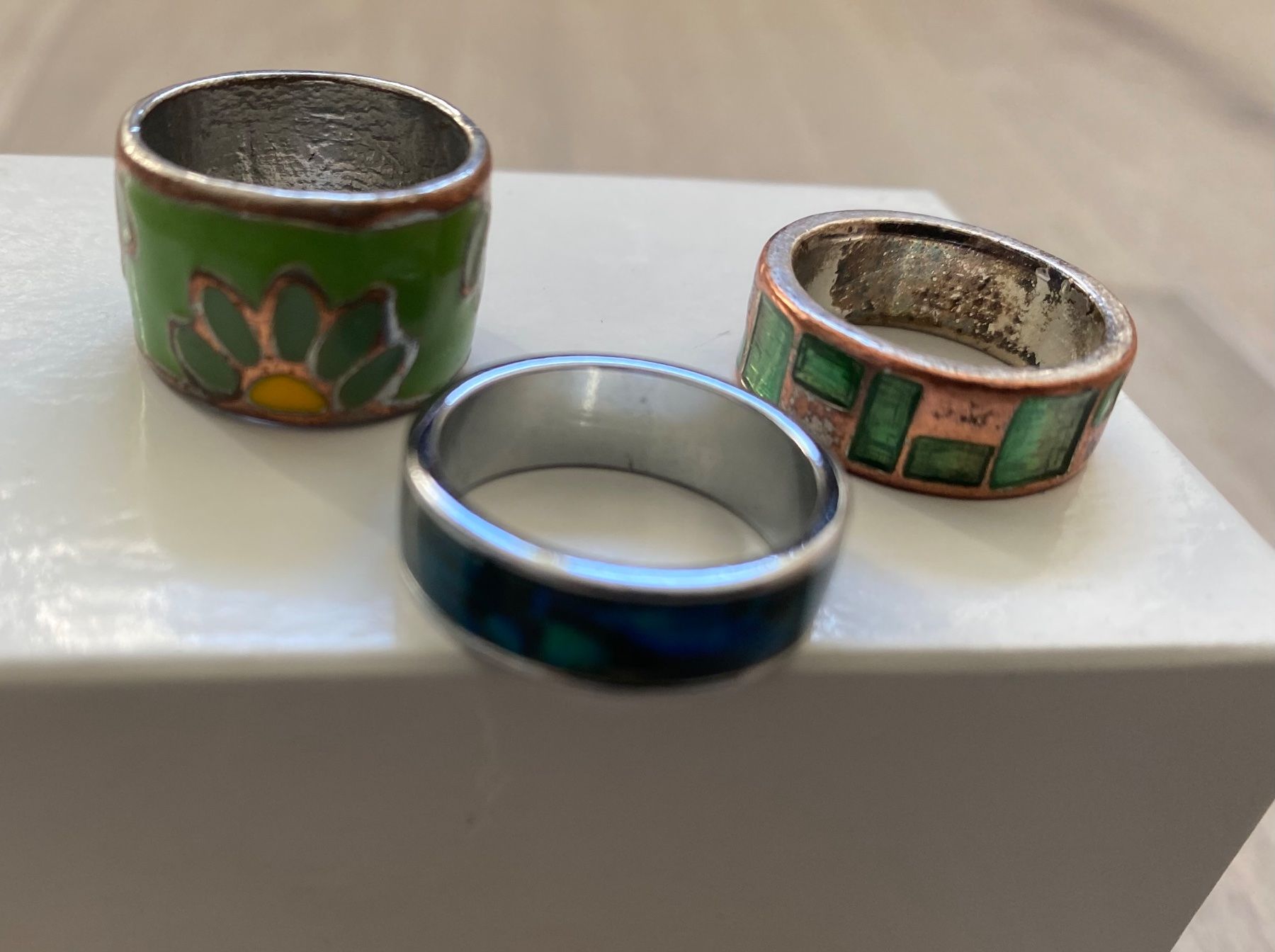 Sonstiger Schmuck: Kette Perlen Kette Ring Ohrringe Ohrstecke – Gebraucht aus Dottikon von 6571 5