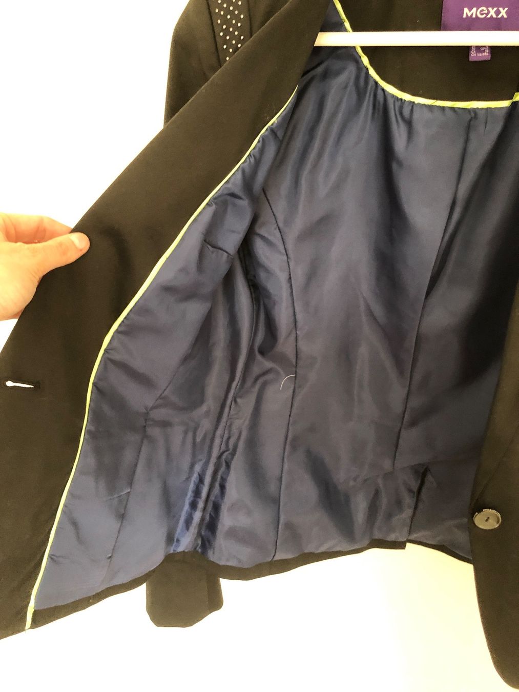 Mexx Jacken: Blazer cintré noir avec sequins Mexx taille 36 neuf – Neu und originalverpackt aus Coppet von Vanessamode 6