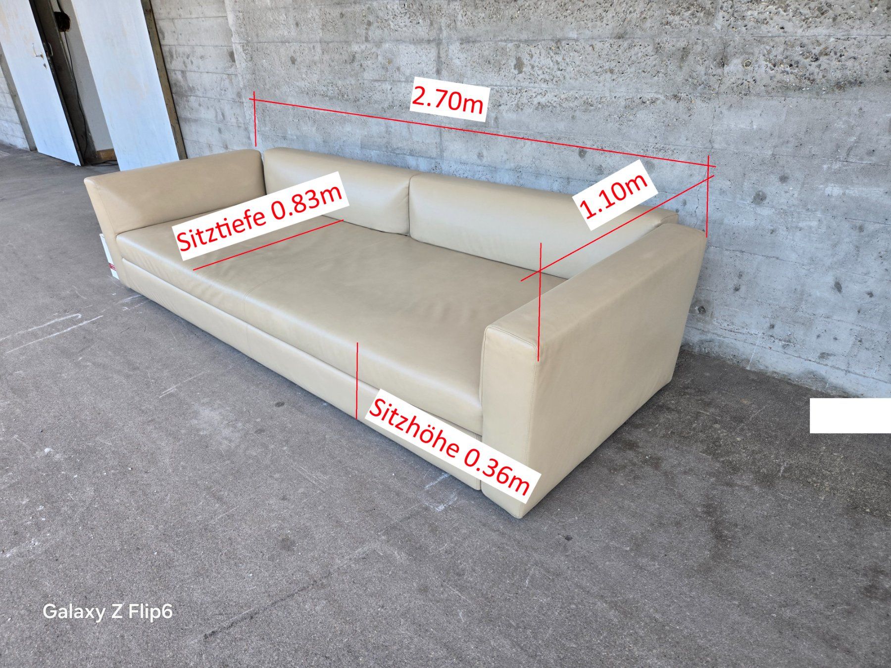 Minotti Sofas: Minotti Ledersofa – D'occasion à Weesen par Lenco1 5