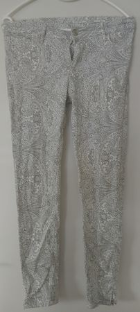 Zara Woman Slim Fit Patterned Pants - Size 36