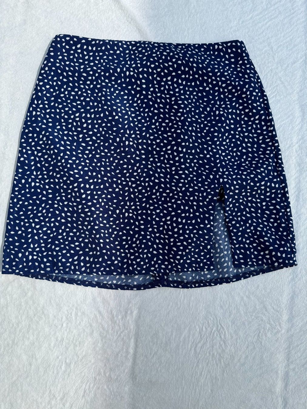 Shein Gonne: Jupe bleue et blanche à motifs T.XS – Nuovo (secondo la descrizione) da Vandoeuvres venduto da Zoccoli11