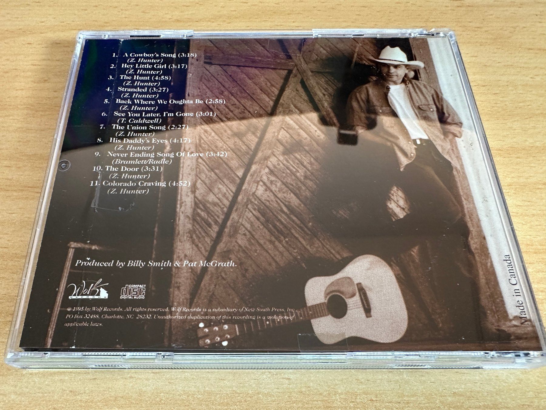CD: Zachary Hunter – Zachary Hunter – Usato da Rikon im Tösstal venduto da Alpenmutz 1