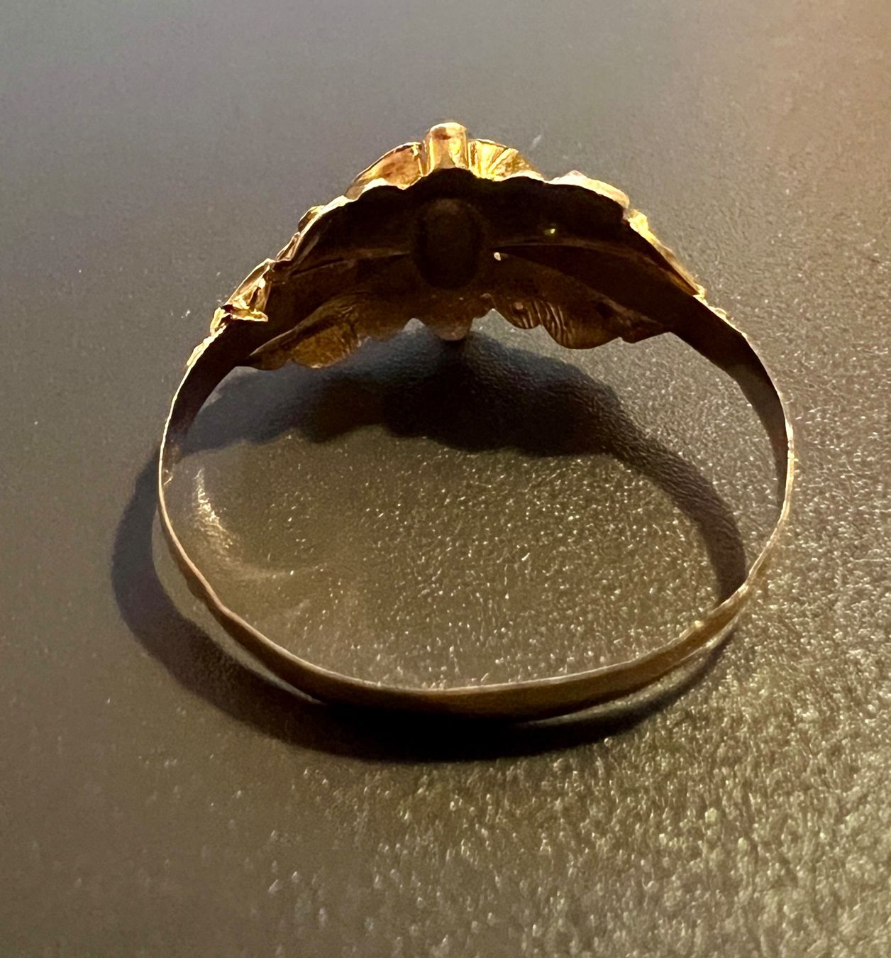 Bagues: Antiker Gold-Ring 18K mit Farbsteinen – D'occasion à Chur par Penting1935 4