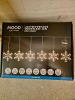 LED Lichtervorhang Schneeflocken 20m Aussenbereich warmweiss