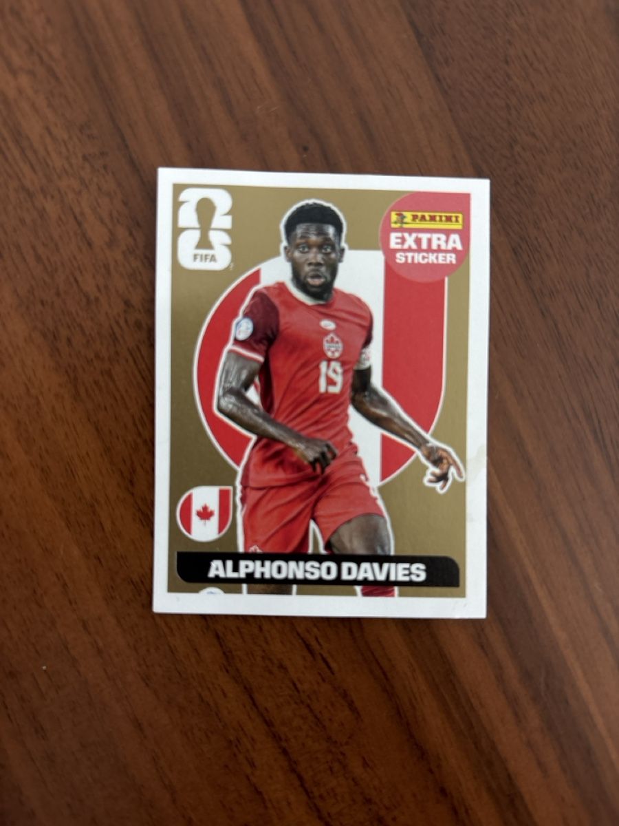Panini Carte collezionabili: Alphonso Davies in FIFA Panini Extra Sticker – Nuovo (secondo la descrizione) da Zumikon venduto da Haeckens