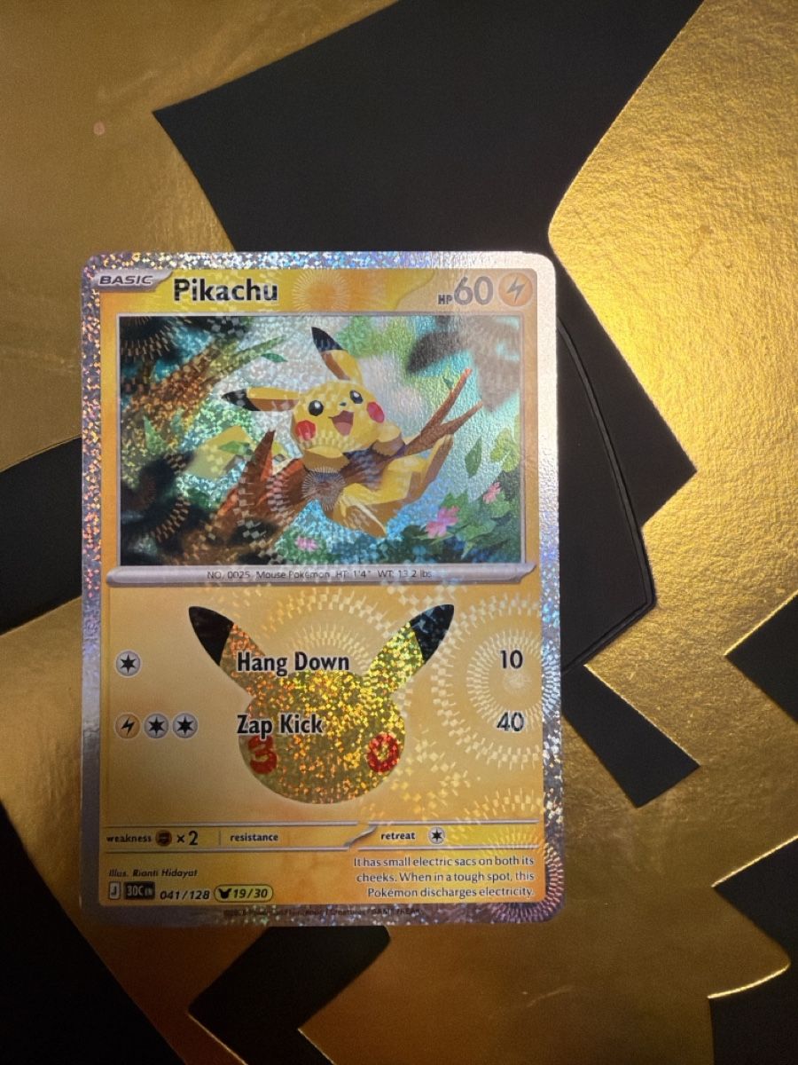 Pokémon Sammelbilder & Trading cards: Pikachu 30th, 19/30 - nm – Neu (gemäss Beschreibung) aus Sirnach von D.SecondChance