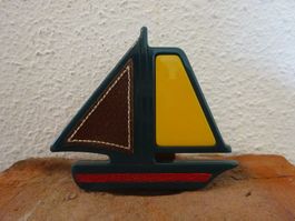 PRADA Brosche / Segelboot
