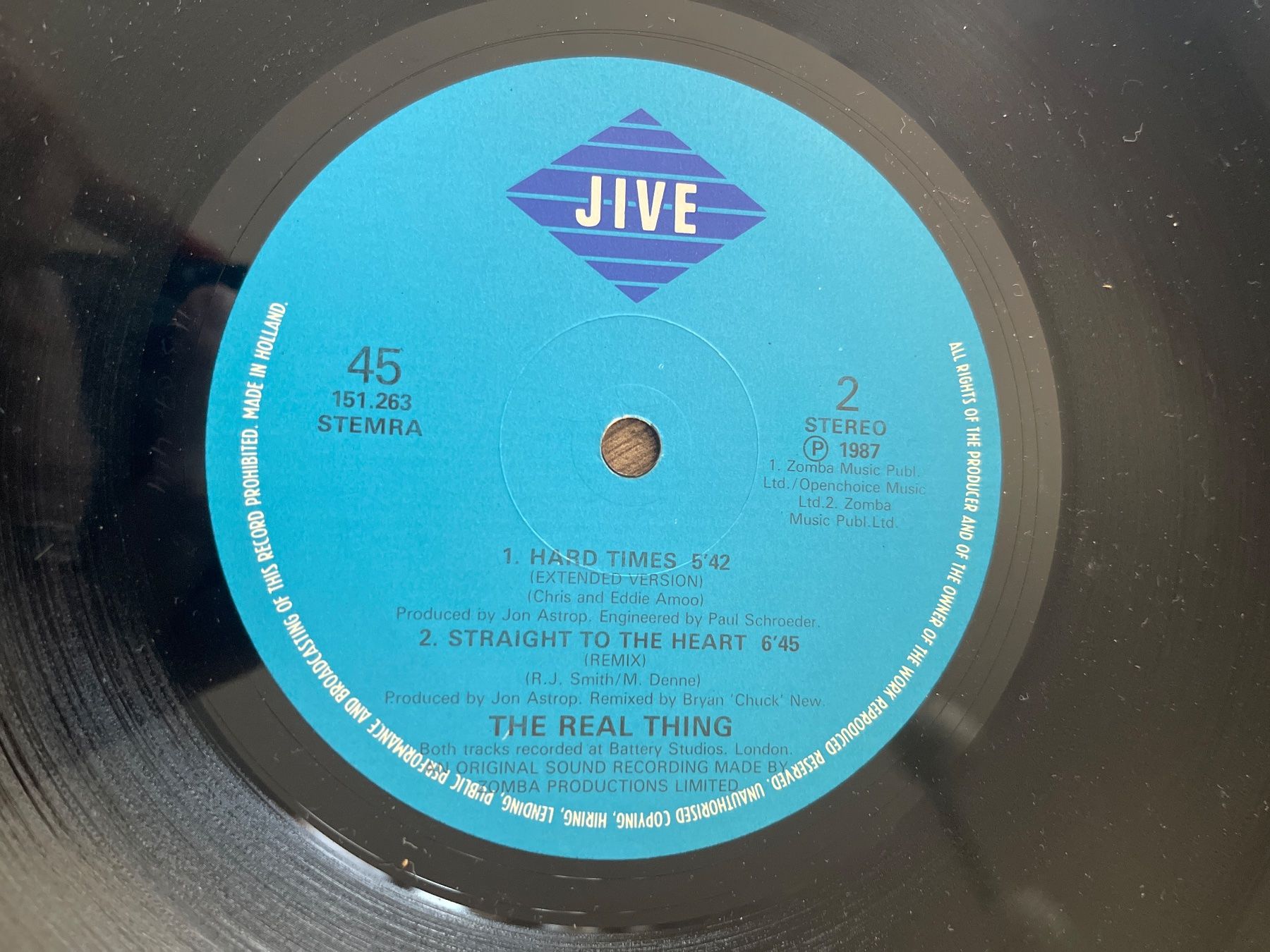 Dischi in vinile: A707/The Real Thing - I Can't Help Myself – Usato da Frutigen venduto da Philippe_jsp 2