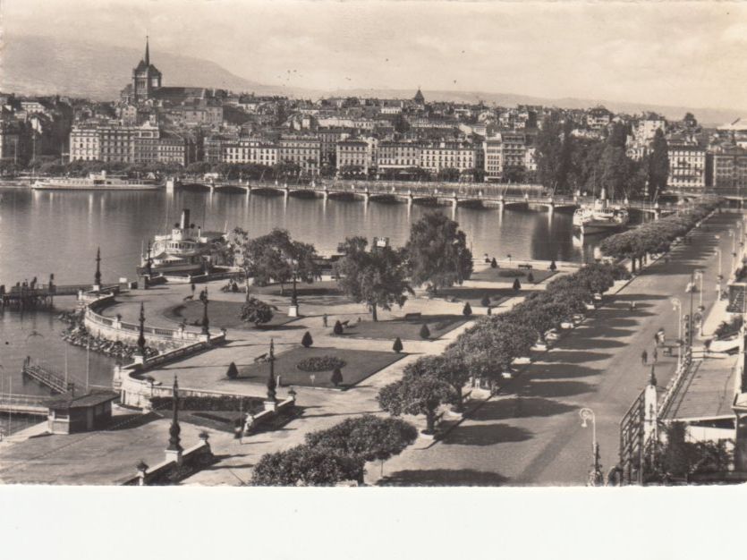 Cartoline postali: Genève 1954 – Usato da Bürglen TG venduto da StampGraf