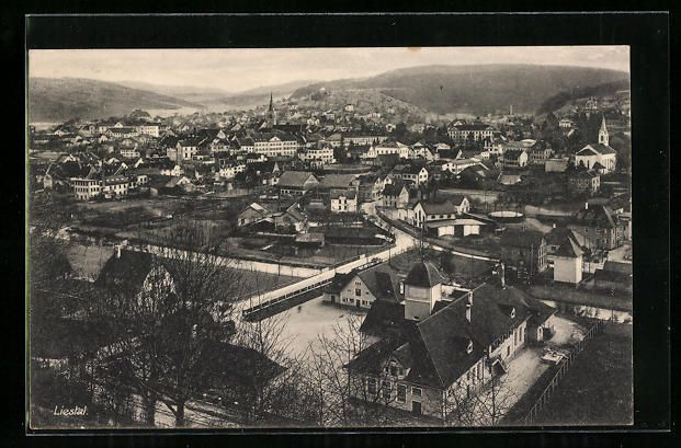 Cartoline postali: AK Liestal, Gesamtansicht – Usato da Berlin venduto da bartko-reher