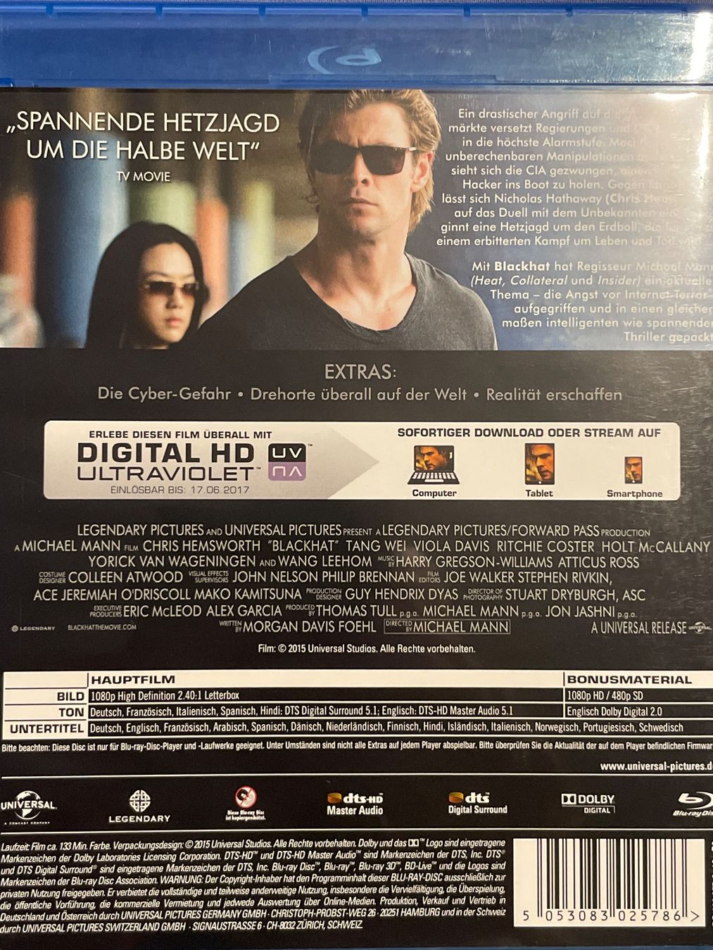 Alle DVDs: Blackhat   (2015) – Neu (gemäss Beschreibung) aus Waldenburg von Gonzo8 1