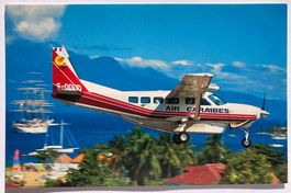 Postcard Cessna 208 Caravan I Air Caraibes
