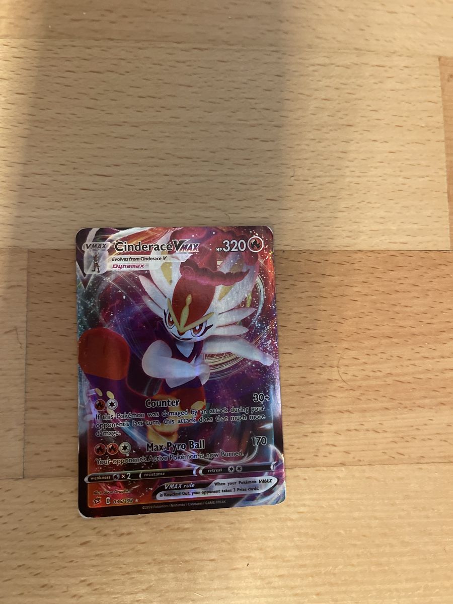Karten: Cinderace Vmax 320kp (Pokémon) – Neu (gemäss Beschreibung) aus Benglen von Shamily