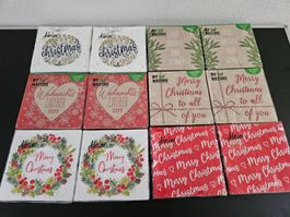 Neu - Servietten - Weihnachten - 12 Packungen - 33cm x 33cm