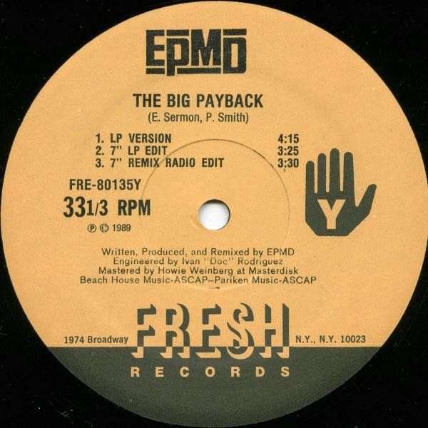 Dischi in vinile: EPMD ‎– The Big Payback – Usato da Genève venduto da yoww123 2