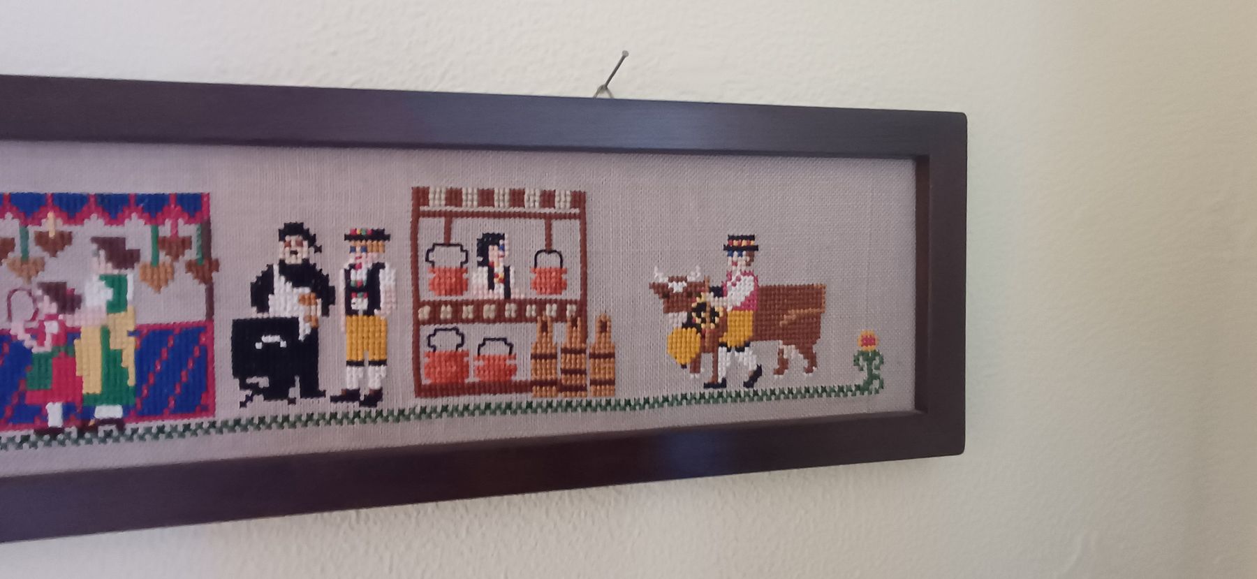 Poster & Bilder: Schönes Appenzeller Bild gestickt – Gebraucht aus Flawil von Naphtali 1