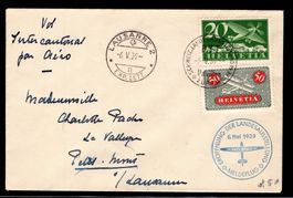 CH - Flugpost - Sonderflug - SF 39.2n - Stempel Frauenfeld