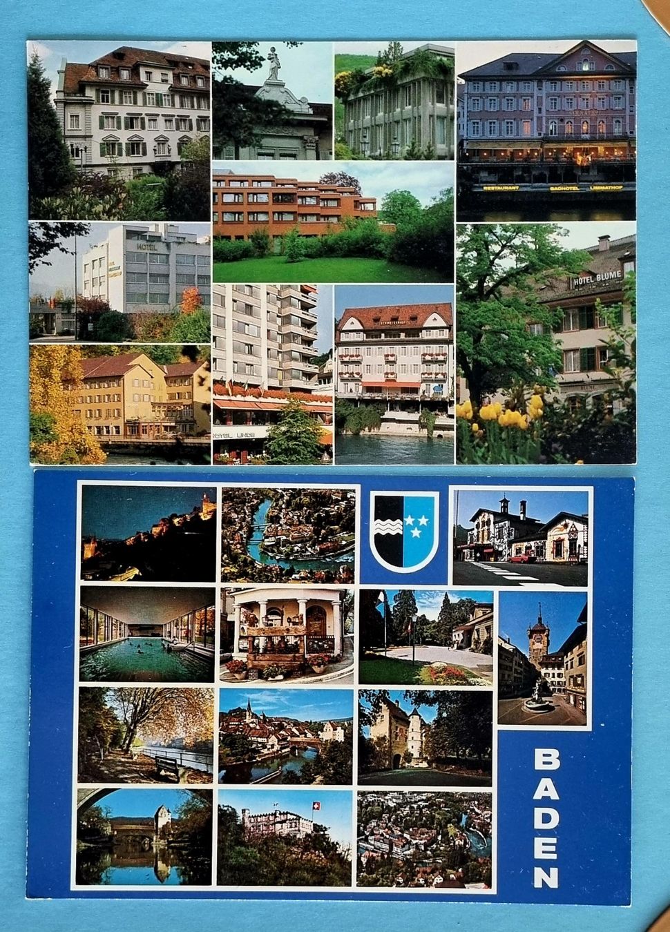 Cartoline postali: Baden - 2 Ansichtskarten – Usato da Rothrist venduto da RROENK