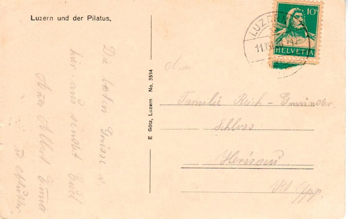 Cartoline postali: Luzern – Usato da Wolhusen venduto da Curver9 1