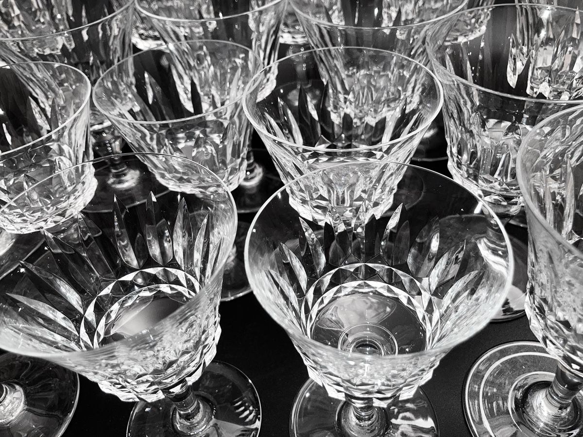 Baccarat Bicchieri: 19 Baccarat Gläser des Modells Piccadilly – Nuovo (secondo la descrizione) da Luzern venduto da downtonabbey 8