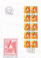 FDC 887H4 Heftchenblatt aus Markenheft ET Bern 28.11.1995