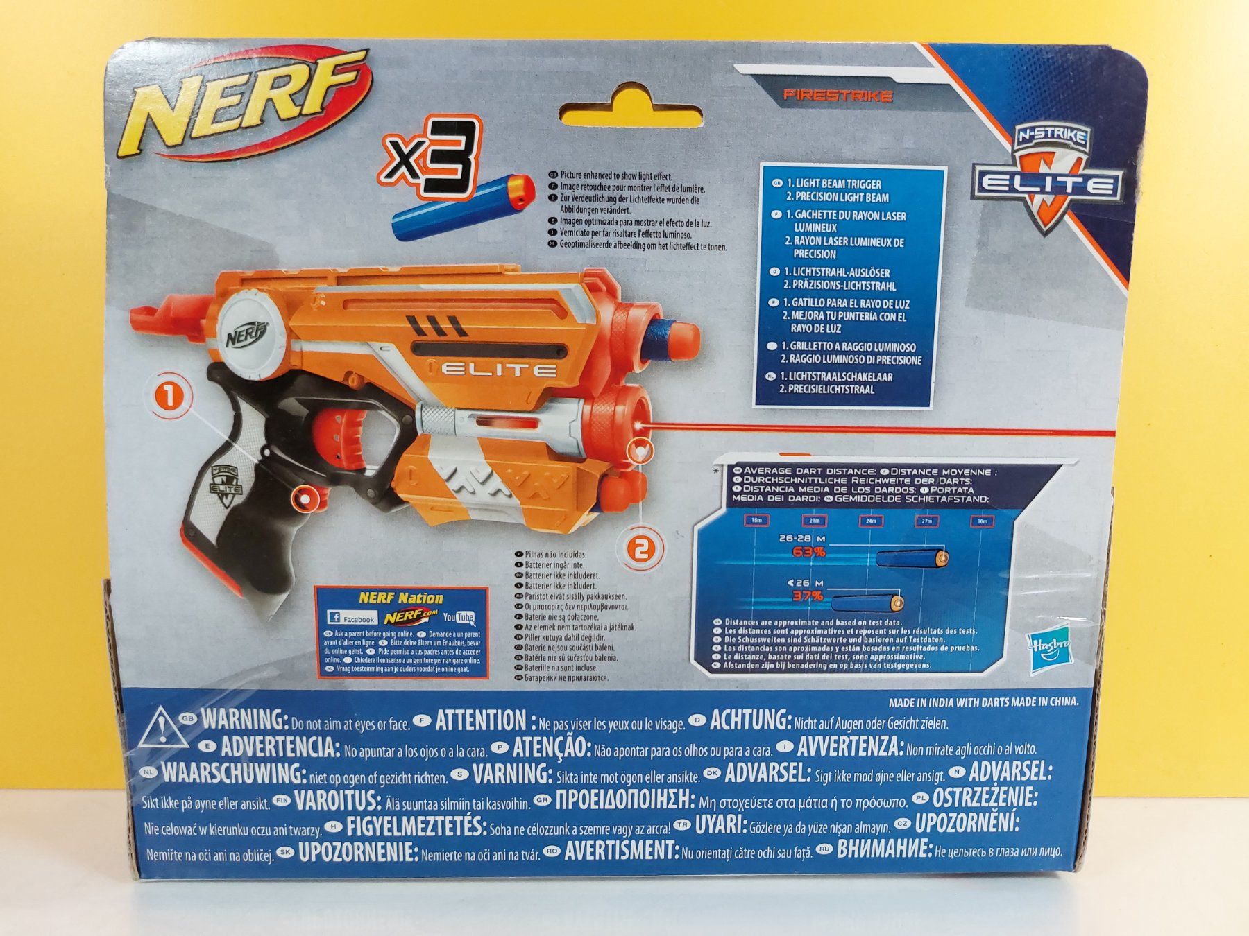 Nerf Spielzeuge: Nerf Elite Firestrike mit Lichtstrahl NEU – Neu und originalverpackt aus St.Gallen von TinasBauundSpiel 1