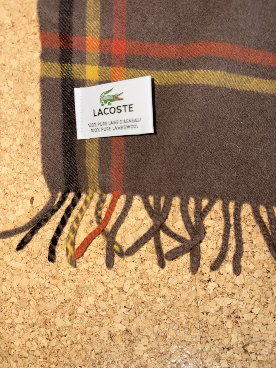 Lacoste Foulard & Sciarpe: Lacoste Schal 100% Lambswool Braun – Usato da Arlesheim venduto da purchaser44 2