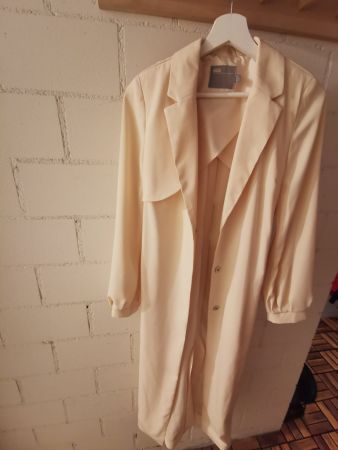 Eleganter Asos Trenchcoat, Gr. 36, Cremefarben - Frühling